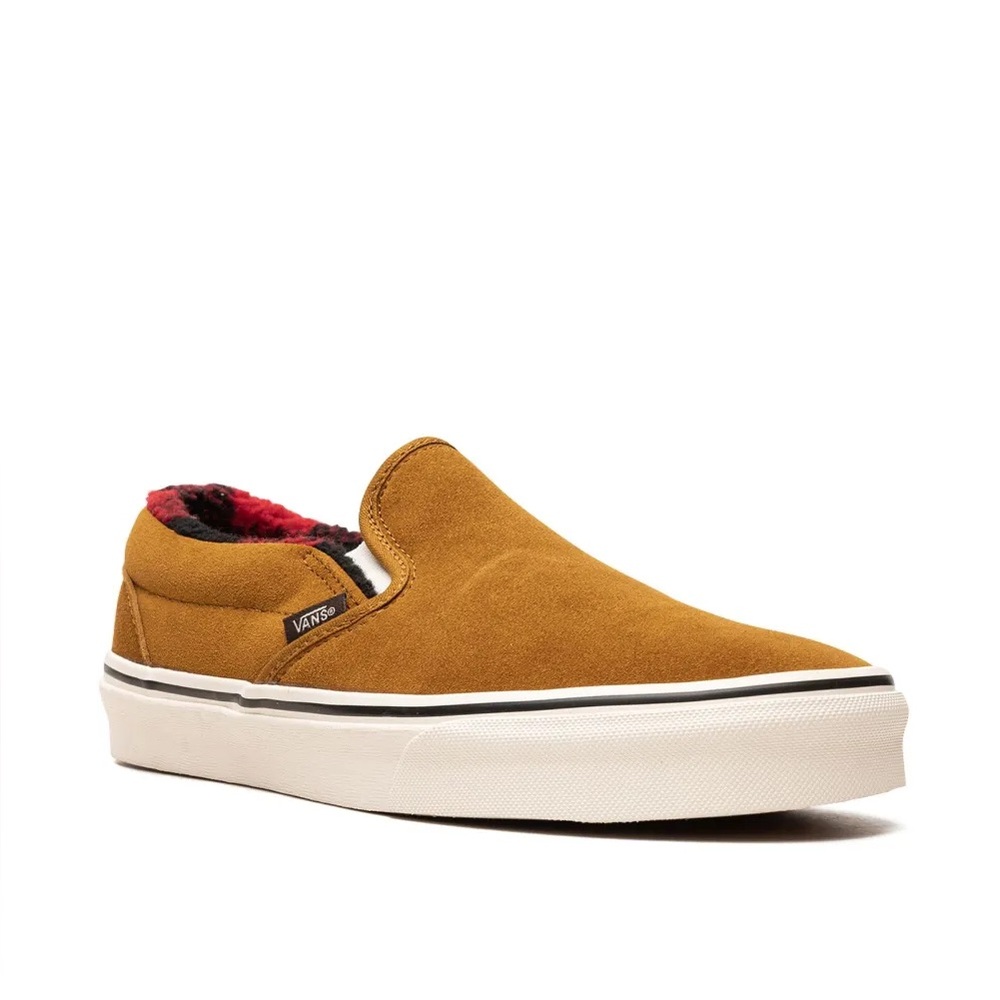Vans Tan Slip-On Sneakers - Picture 2 of 13